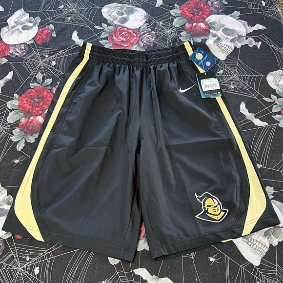 hot nwt 2011 nike dri-fit ucf knights player issued woven basketball